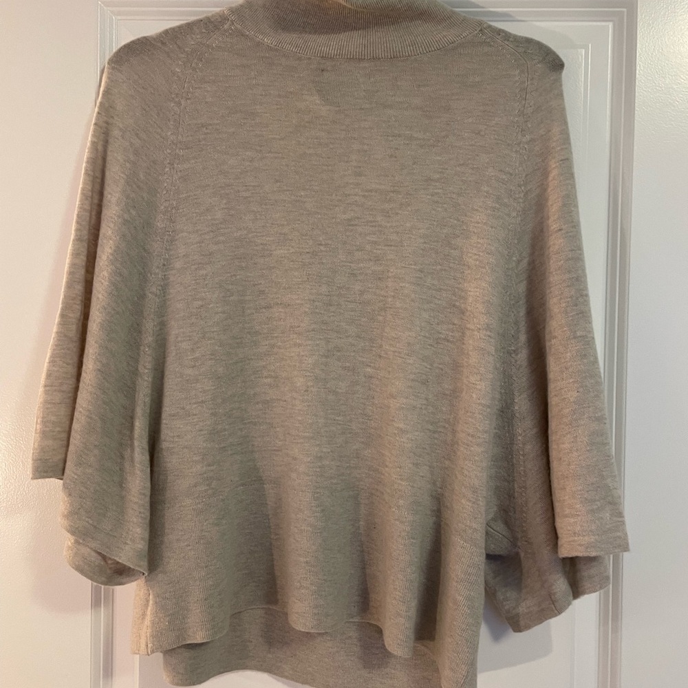 Club Monaco cashmere batwing turtleneck sweater